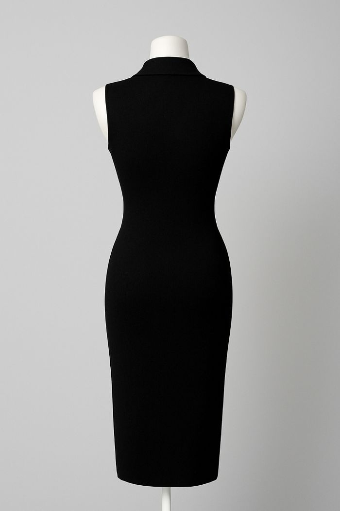 Élégante robe noire moulante – chic et intemporelle - photo numéro 2
