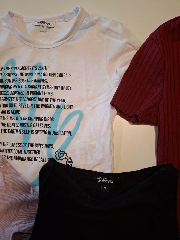 Lot de 6 top Jennyfer XS
- photo numéro 4