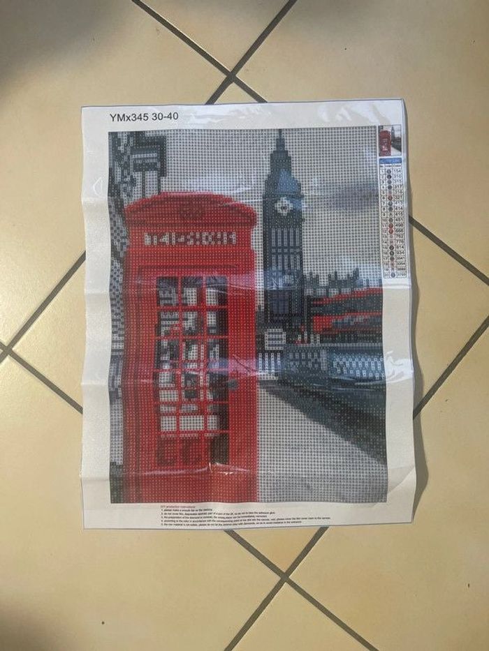 Toile Diamond Painting 30x40cm n°58