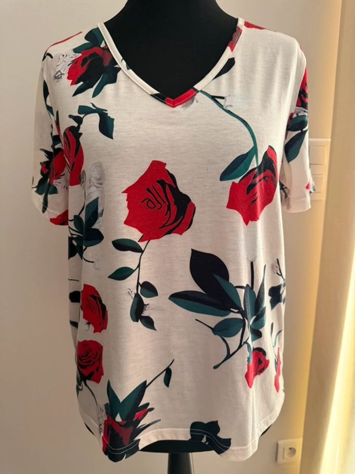 Teeshirt roses