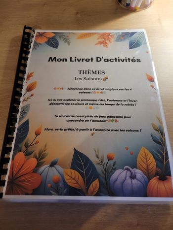 Livres d'activités : Les saisons ✨️