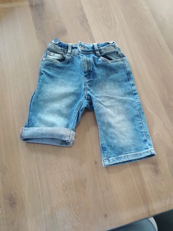 Short en jean garçon