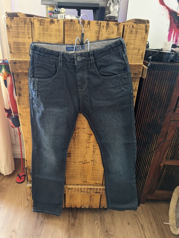 Jeans bleu Okaïdi enfant 12ans