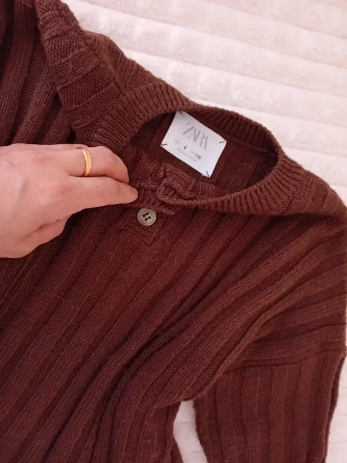 Ensemble fille pull +cargo 6ans Zara 🤎🌼 - photo numéro 4