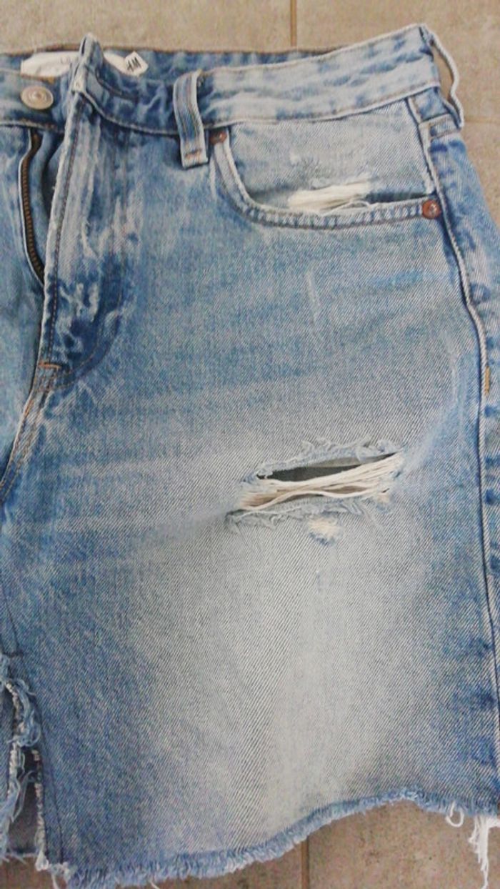 Jupe en jean courte - photo numéro 2