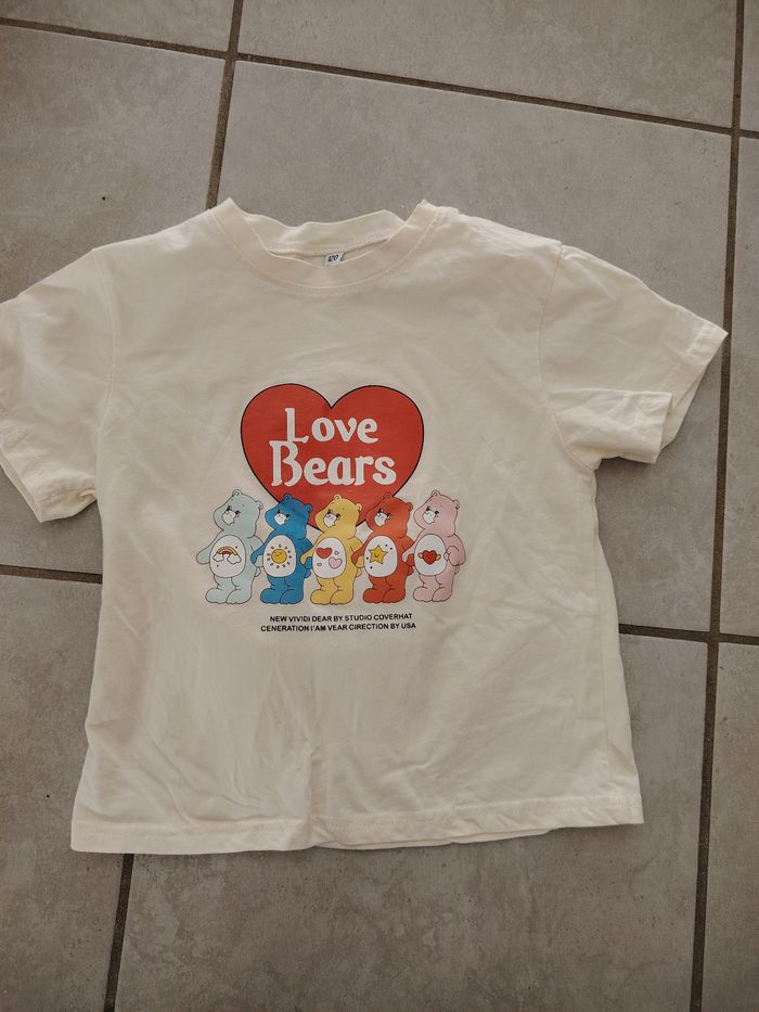 T-shirt beige bisounours