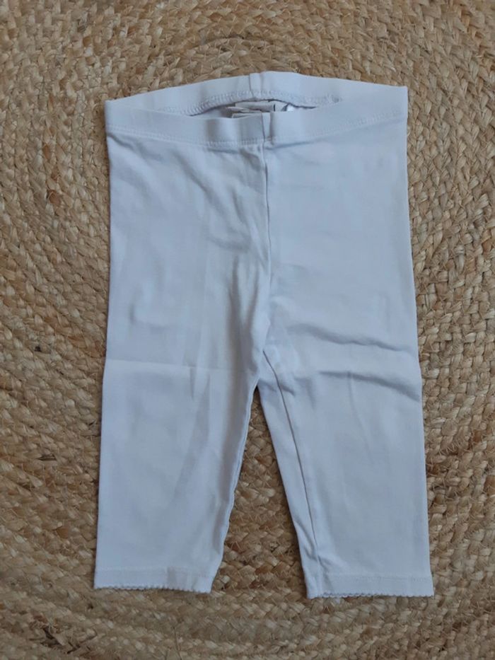 Tenue tee shirt Marie et legging blanc 2 ans - photo numéro 3