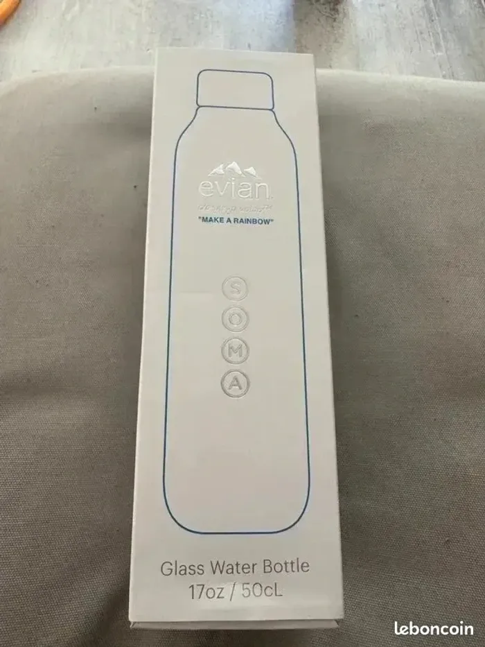 Gourde bleue claire evian x Soma by Virgil Abloh (50cL) - photo numéro 2