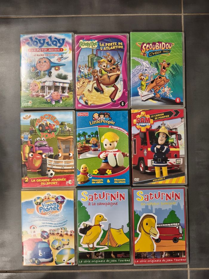 9 DVD enfants