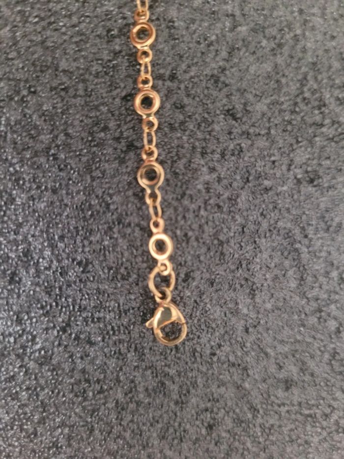 Bracelet fin en acier inoxydable doré - photo numéro 3
