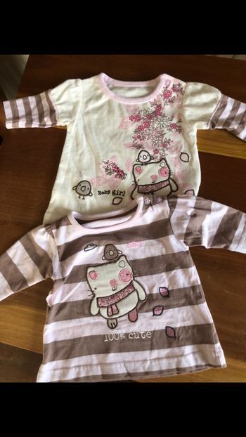 Lot deux T-shirt neuf