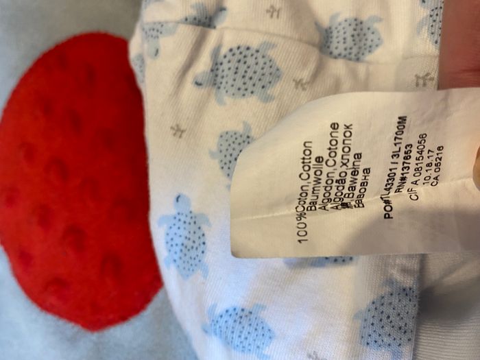 Joli gilet motif tortue 74cm - photo numéro 3