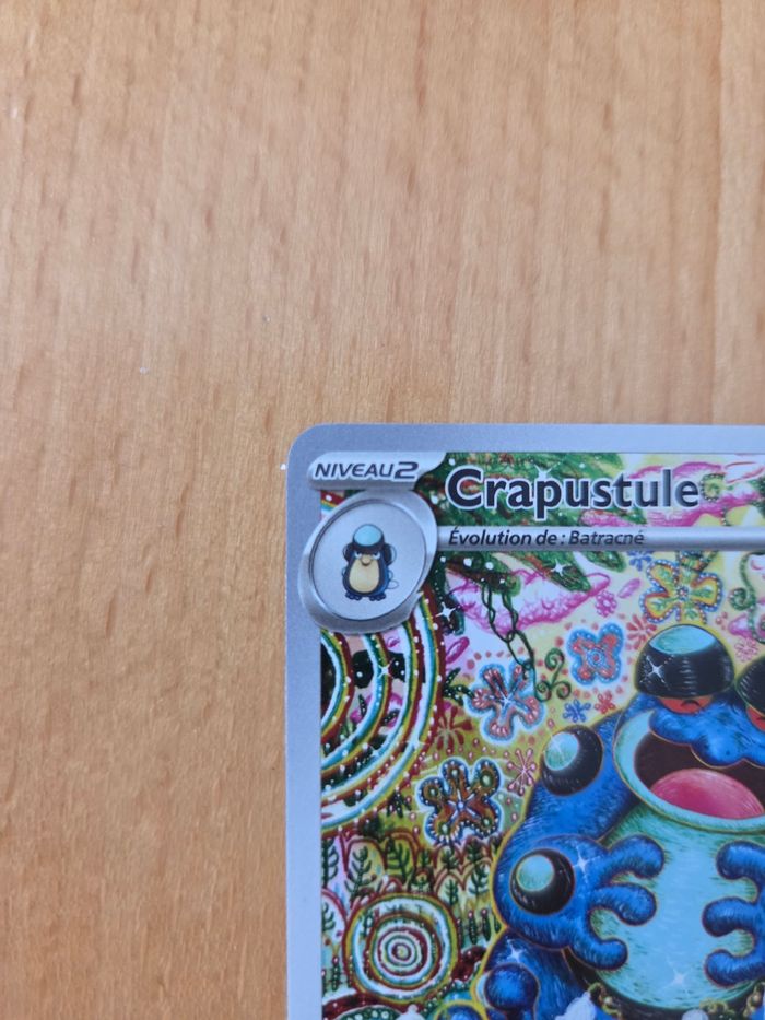 Carte Pokémon Crapustule 105/086 - EV10.5 Foudre Noire BLK FR - photo numéro 3