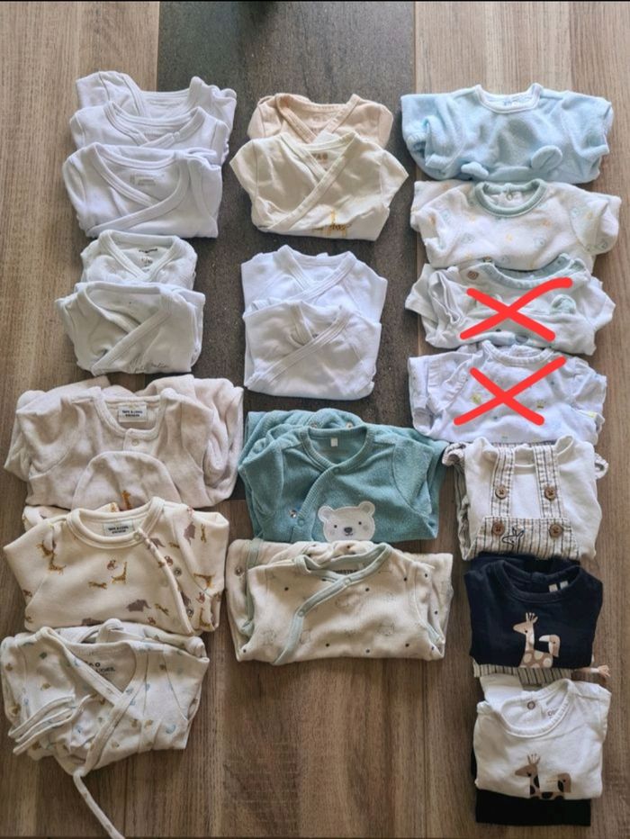 Lot vêtements naissance