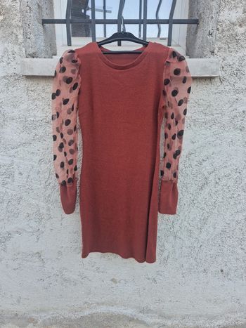 robe marron taille 38