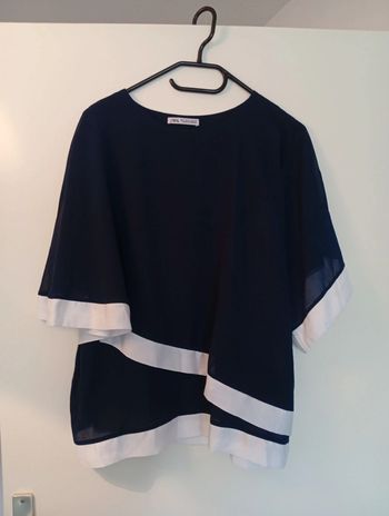 Chemisier fluide taille 38/40 bleu marine