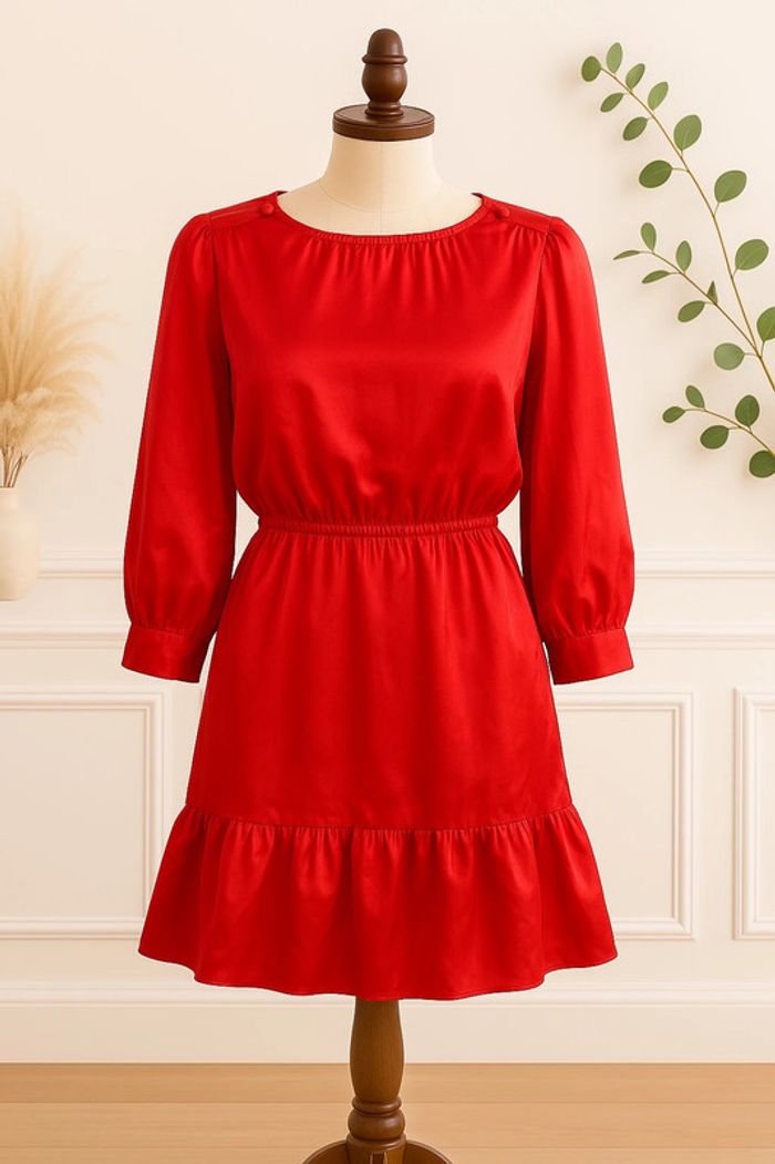 👗  Robe  rouge  Naf Naf Neuve  avec  étiquette
