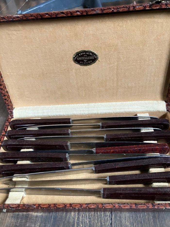Lot couteau inox vintage - photo numéro 4