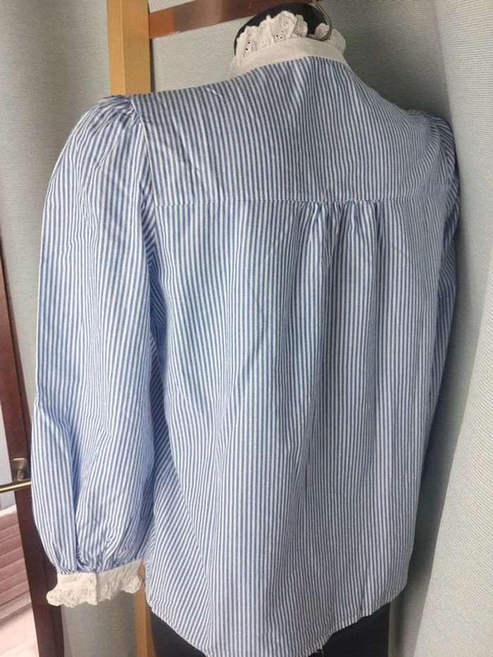 Cerise blue chemise T 36/38 en tbe - photo numéro 9