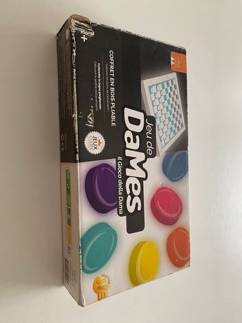 Jeu de Dames en Bois