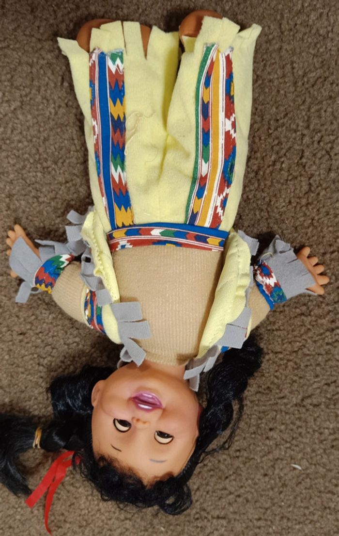 Lot 2 poupée amérindienne indienne - photo numéro 7