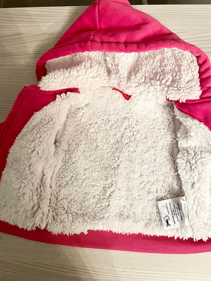 Veste polaire rose fuchsia - photo numéro 2