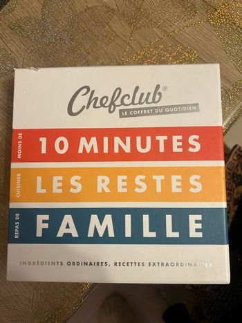 Livre chefclub 10 minutes les restes famille 