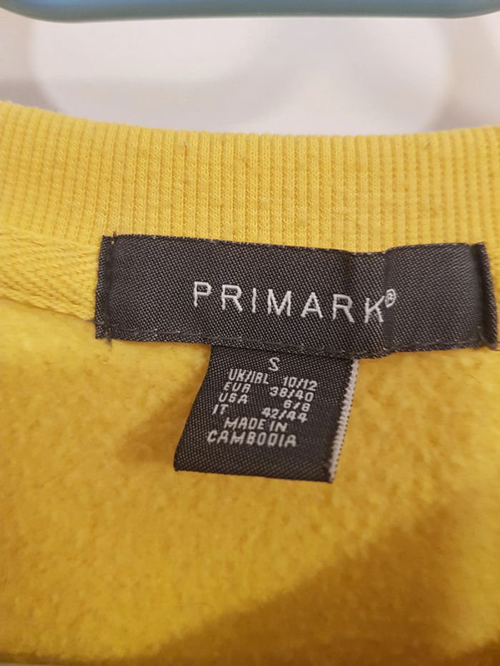 Sweat jaune crop top - photo numéro 6