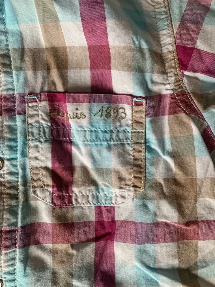 Chemise à carreaux petit bateau - photo numéro 3
