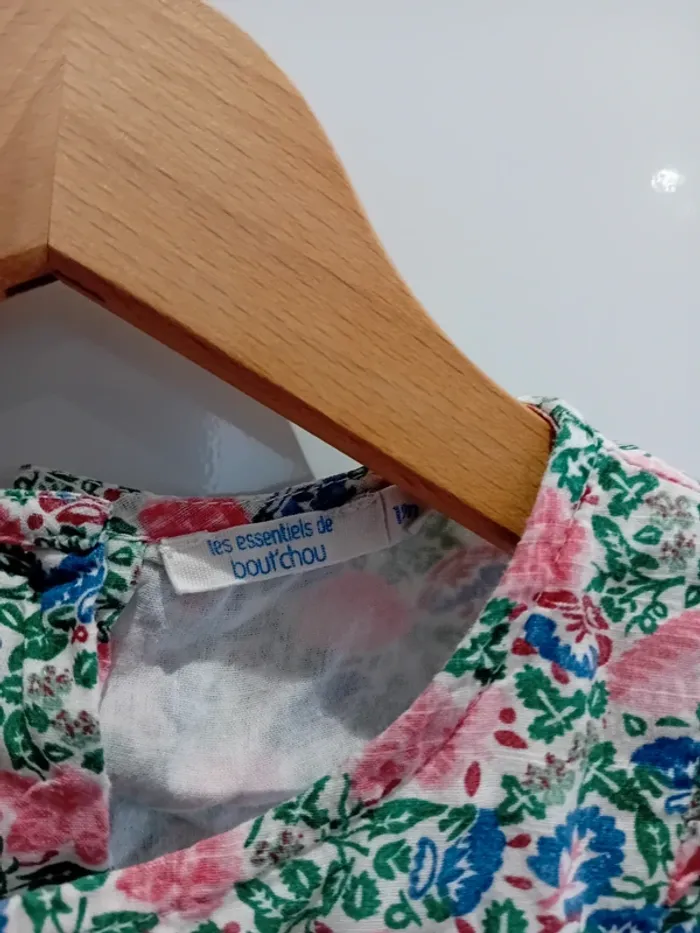 Robe d'été fleurie + culotte bloomer - photo numéro 4