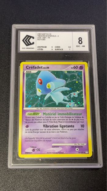 Carte Pokémon Crefadet 4/123 CCC 8 - Diamant et perle