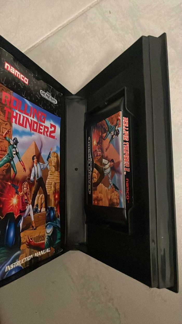 Rolling thunder 2 sega megadrive genesis jeu  PAL - photo numéro 2