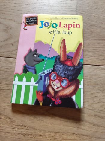 livre jojo lapin et le loup