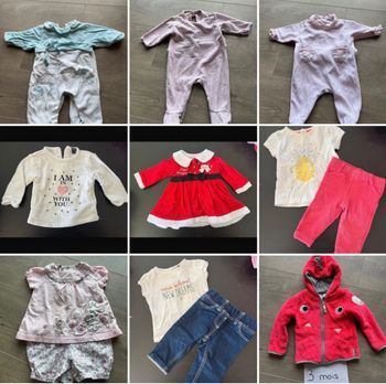 Lot de 21 articles 3 mois fille
