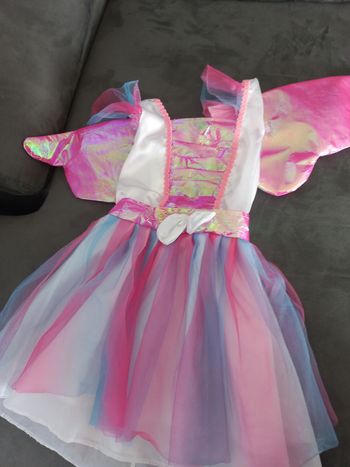 Deguisement robe fée 5/6 ans ailes
