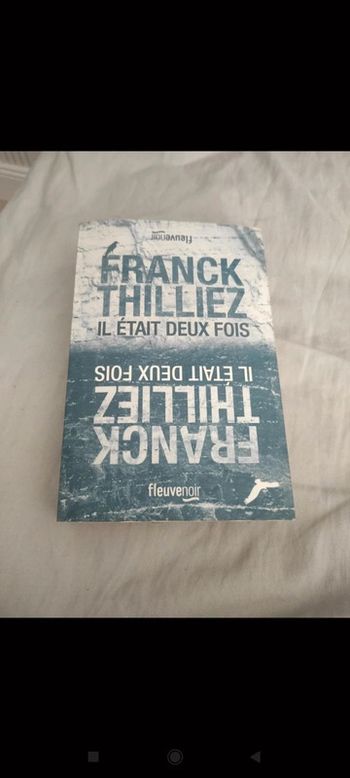 Livre il était deux fois thilliez