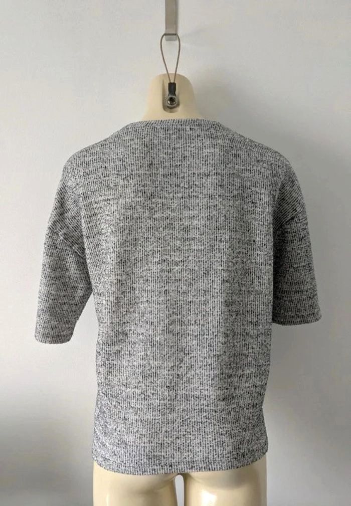 T-shirt gris manches 3/4- Zara Disney - taille M - photo numéro 2