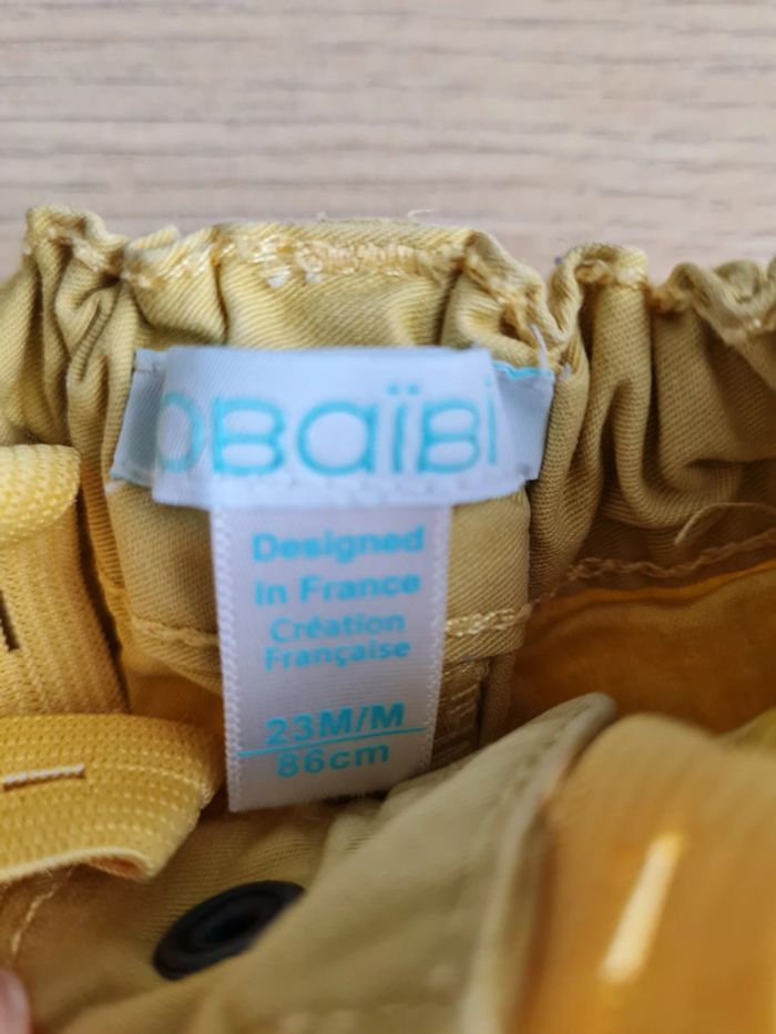 Pantalon Jaune 2 ans Obaibi - photo numéro 2