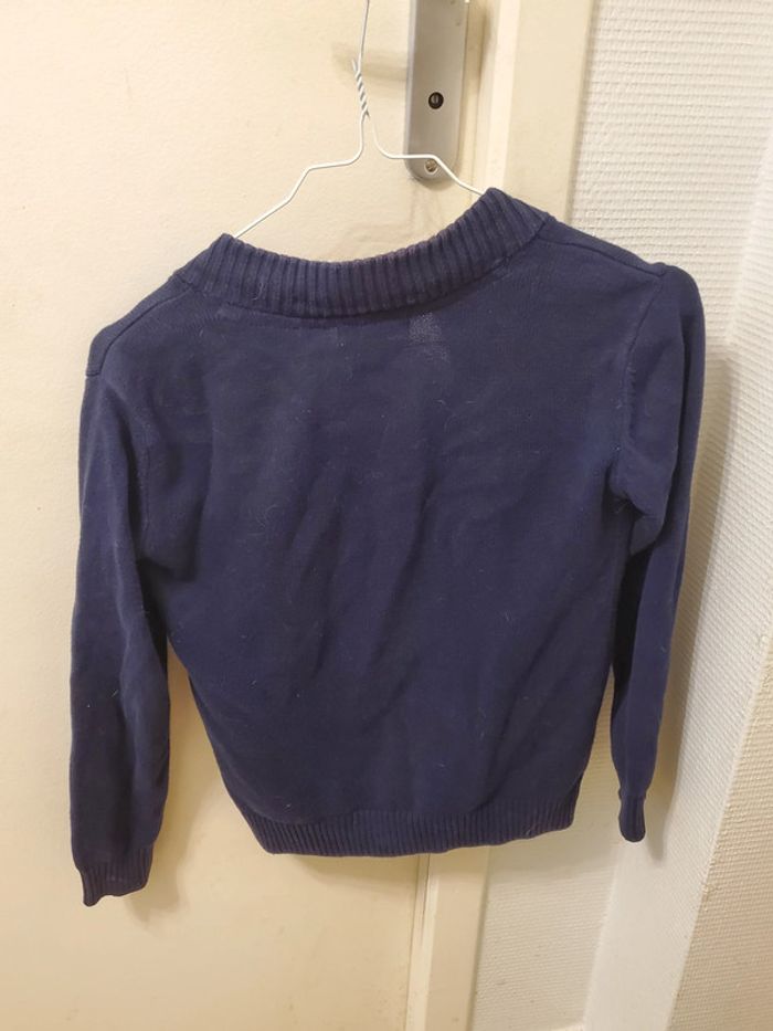 Gilet zippé marine Tex 7-8 ans - photo numéro 3