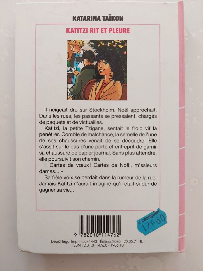 Bibliothèque rose vintage Katitzi rit et pleure - photo numéro 2