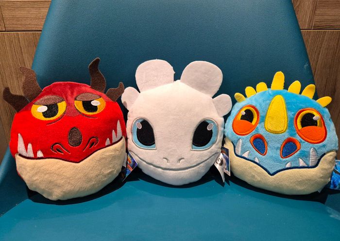 Furie coussin doudou peluche Dragon - photo numéro 3