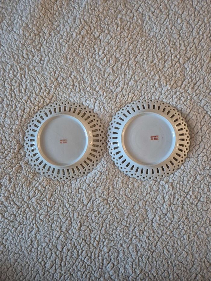 Assiettes porcelaine de Saxe - photo numéro 4