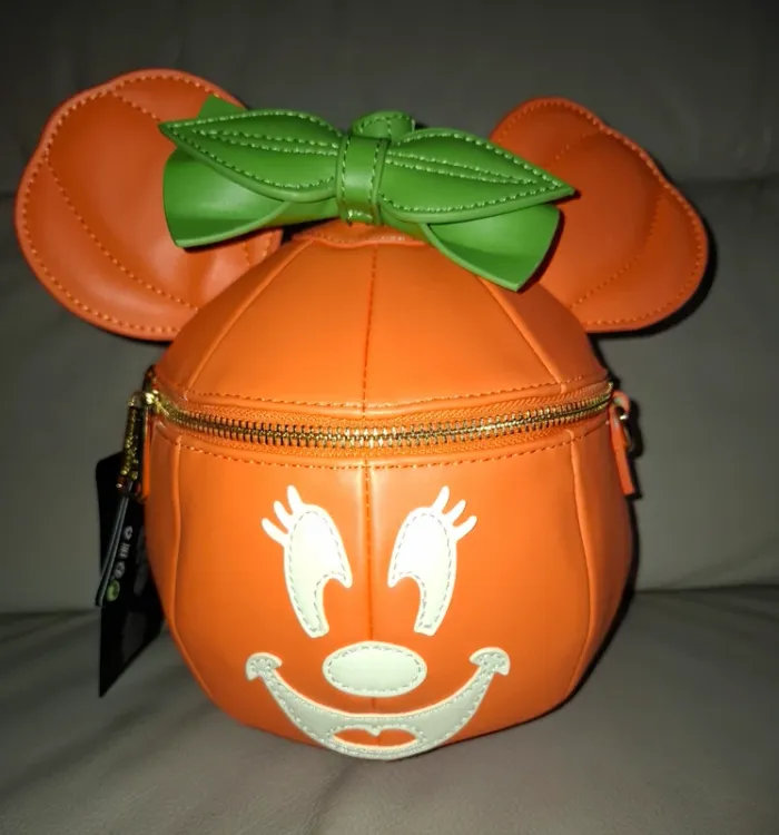Sac bandouillere Minnie Mouse citrouille halloween disney - photo numéro 2
