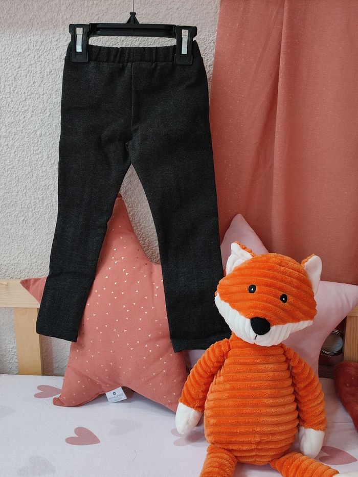Legging épais - Gris foncé - 2 ans - Neuf - Du pareil au même - photo numéro 2