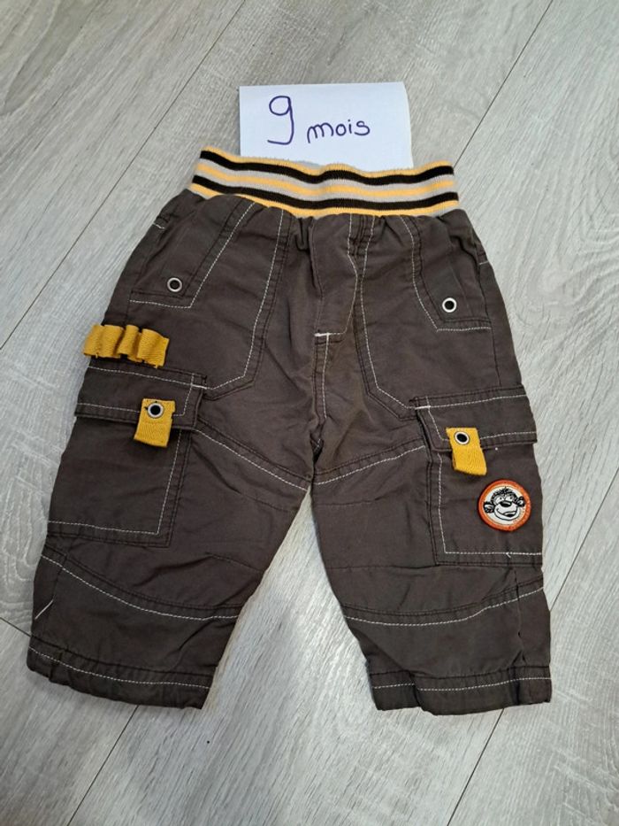 Pantalon marron 9 mois - photo numéro 2
