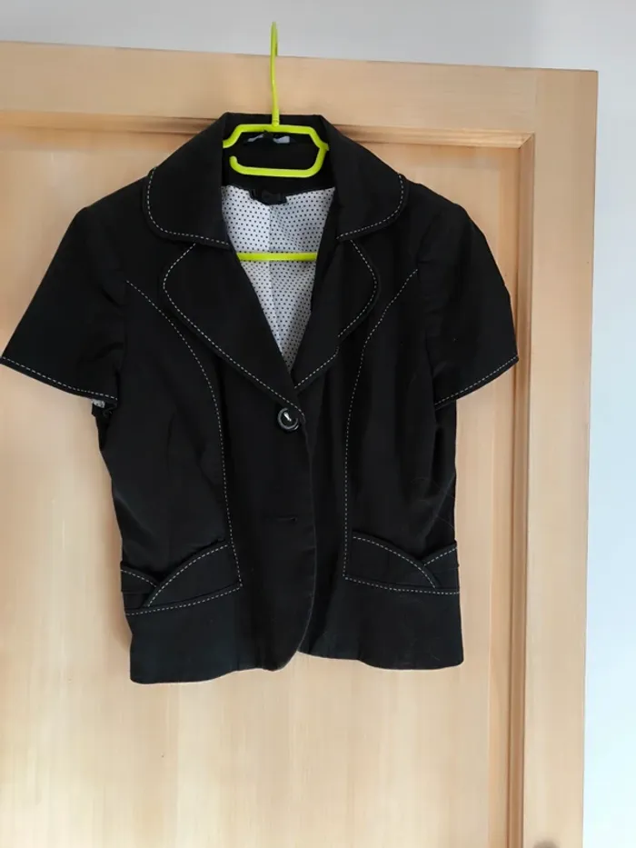 Veste costume manche courte