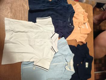 Lot 5 maillot manche courte 3 mois