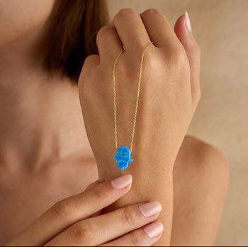 Main de fatma 🪬 en or 14 carats