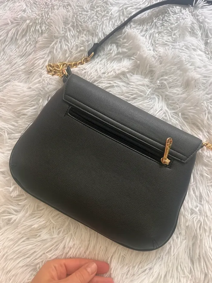 Sac à main noir et doré - photo numéro 5