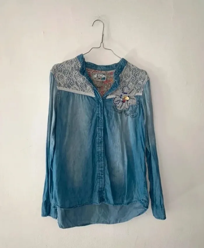 Chemise bleu femme taille 36